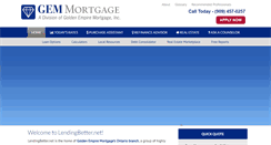 Desktop Screenshot of lendingbetter.net